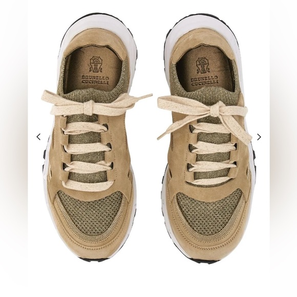 Brunello Cucinelli Low Top Lace-Up Sneakers - Picture 3 of 11